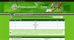 Desktop Screenshot of board.fussballmanager.de