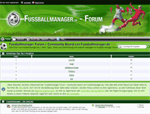 Tablet Screenshot of board.fussballmanager.de